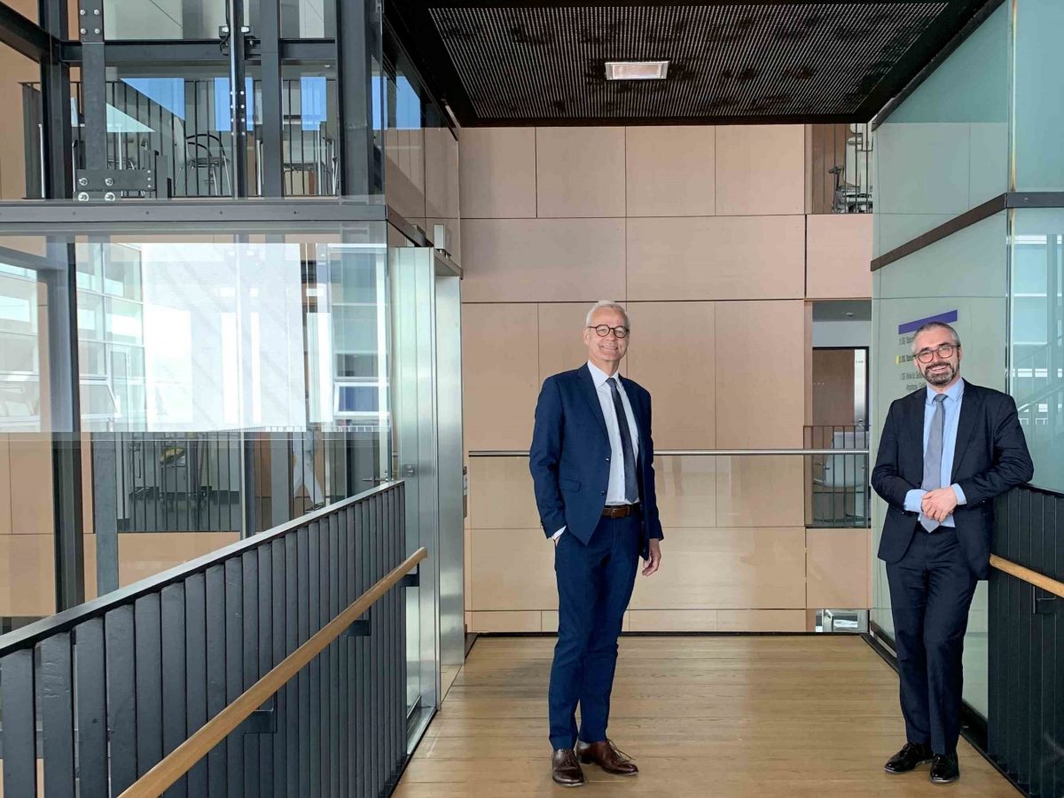 Clemens Maurer (l.) und Prof. Dr. Nawid Khaladj (r.)